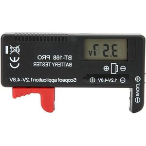 Digitale batterijcapaciteitstester met lcd-display - Batterijtester voor CR2032 LR44 L736 6F22 9V AAA AA D C 18650 16340 14500 10440 - Meerdere groottes .