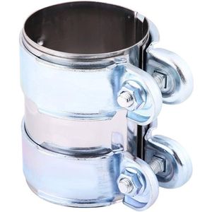 Uitlaatklem 63 mm voor uitlaatpijp aansluiting 25 - Aluminium turbo uitlaatband slangklem catback slangconnector A