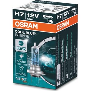 2x H7 LED 5000K lookalike lampen Osram Cool Blue Intense (NEXT GEN) heldere extra witte licht tot 5000 Kelvin en Tot 100% meer helderheid lichtsterkte LED / Xenon Look Koplampen Auto lampen set Dimlicht / Grootlicht