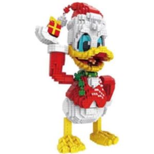 Nanoblock, Brickkies®, Kerstman Donald Duck, 3500 Bouwblokjes