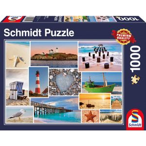Schmidt Bij de zee, 1000 stukjes - Puzzel - 12+