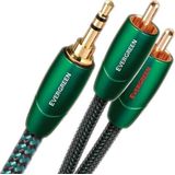 Audioquest Evergreen 3.5mm naar 2x RCA Kabel - Mini Jack Overgangskabel - 2m