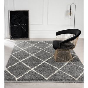 Vloerkleed hoogpolig 200x290 cm - Modern en zacht - Bahar Shaggy by The Carpet