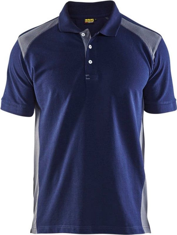Blaklader Poloshirt piqué 3324-1050 - Zwart/Donkergrijs - XS