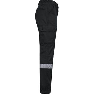 WK. Designed To Work Uniseks Cargobroek uniseks met elastische boord en reflecterende strook WK712 - Black - 54 NL (48 FR)