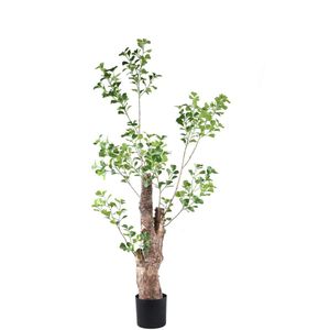 PTMD Bloempot Triangularis - 80x80x180 cm - Polyester - Groen