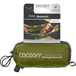 Cocoon Ultralight Hangmat Groen 325 x 148 cm