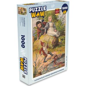 Puzzel Illustratie van een kabouterje - Legpuzzel - Puzzel 1000 stukjes volwassenen