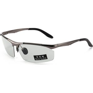 Garpex® Fietsbril - Sportbril - Gepolariseerde Zonnebril - Zonnebril - Racefiets - Mountainbike - Motor - Transparant