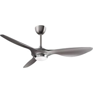 reiga 132CM Silver Smart Ceiling Fan with Dimmable LED Light