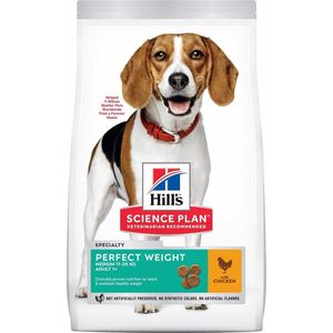 Hill's Canine Perfect Weight Adult Medium Kip - Hondenvoer - 2 kg