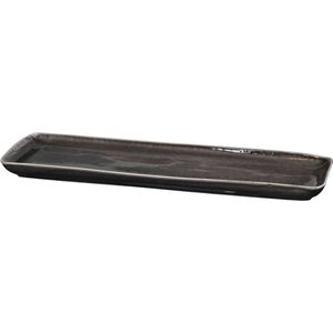 Broste Copenhagen Nordic Coal serviesset rechthoekige schaal L 35 x B 12,5 cm - plate square