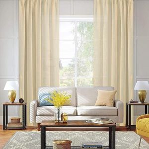 Curtains with Eyelets Transparent Luxury 140B x 225H cm/2