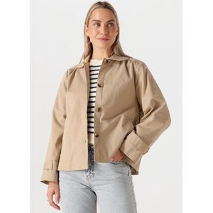 Lollys Laundry Violall Jacket Ls Jassen Dames - Zomerjas - Beige - Maat XS