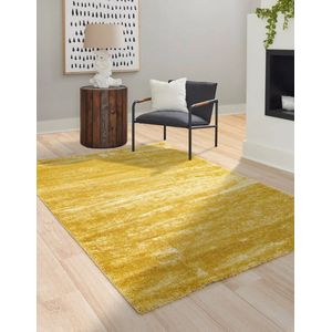 Flycarpets Bolana Modern Effen Vloerkleed - Geel - 120x170 cm