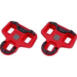 BBB Cycling MultiClip Look Keo Schoenplaatjes 7° Speling - Rood BPD-04A