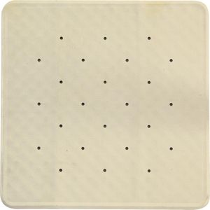 Simply - Batmat Antislip Voor in Bad - Antislipmat Met Zuignappen - Ook geschikt voor Kinderen - Beige - 53x53 cm