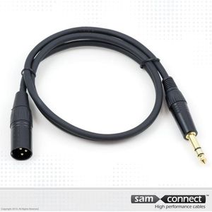6.3mm stereo Jack naar XLR kabel, 3m, m/m | Signaalkabel | sam connect kabel