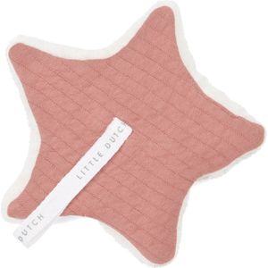 Little Dutch Pure Pink Blush - Speendoek - Katoen - Roze - 15 x 15 cm