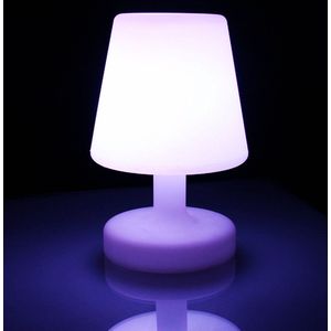 LED RGB Tafellamp 26 cm Oplaadbaar + Afstandsbediening - Funnylights Paras