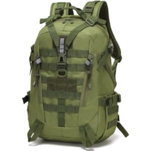 MIRO Rugzak - Backpack - Multifunctioneel - Grote Capaciteit - 40 Liter - Extra Ventilatie - Waterdicht - Oxford - Groen