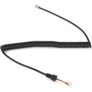 6-pins Vervangende Microfoonkabel voor FT‑7900R FT‑8900R Autoradio - MH‑48 Luidspreker - Snoer Draad met Extra Connectoren
