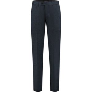 Gents - Pantalon stretch miniruit blauw - Maat 27