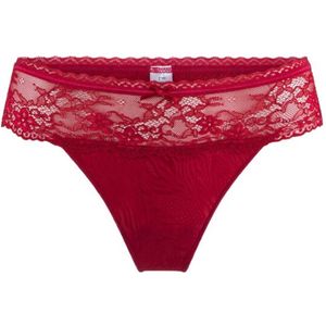 LingaDore - Daily String Cerise Jacquard - maat XXL - Rood