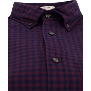 Gant casual overhemd bordeaux