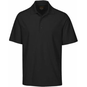 Greg Norman Performance Micro Pique Golf Polo Zwart