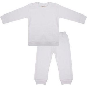 Little Indians Pyjama Cloud Dancer Junior Katoen Wit Mt 4-5 Jaar