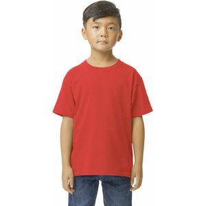 Gildan Kinder-T-shirt Softstyle Midweight GI65000B - Red - 3/4 years (XS)