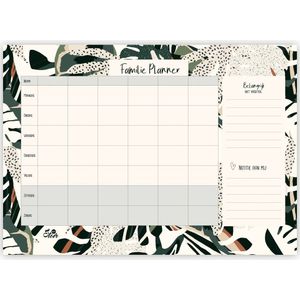 24/7 Stoer Familieplanner Leaf - A4