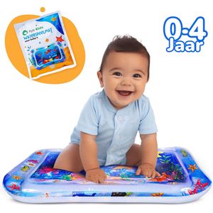 AyeKids Waterspeelmat - Watermat - Speelkleed - Opblaasbaar - Watermat Baby - Blauw