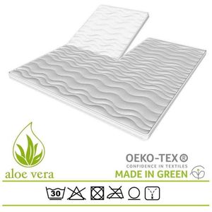 Sleeptech® Split Topper - Topdekmatras - Hybrid Koudschuim 140x200 9 cm dik Actie!!!!