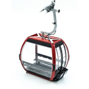 1:32 Jaegerndorfer 88501 Gondel Omega IV 10 Rood Miniatuur Model