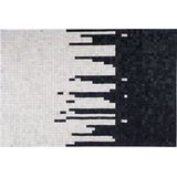 BOLU - Laagpolig vloerkleed - Wit - 160 x 230 cm - Koeienhuid leer
