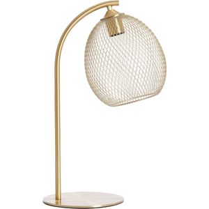 Light & Living Tafellamp Moroc - Goud - Ø20cm - Modern - Kerst cadeau - Kerst cadeautjes - Cadeau vrouw - Cadeau man - Cadeau voor haar - Cadeau voor hem - Kerstcadeau - Kerst kado - Kado man - Kado vrouw