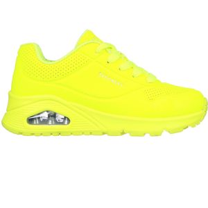 Skechers Uno Gen1 - Neon Glow Unisex Sneakers - Geel - Maat 36