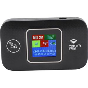 Mobiele Hotspot met Simkaartsleuf - Verbindt Maximaal 10 Apparaten - Draagbare WiFi-router voor Gaming en Reizen - Festivalmuziek - Ondersteunt B1-3-5-8 .