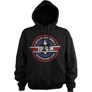 Top Gun Hoodie/trui -S- Fighter Weapons School Zwart