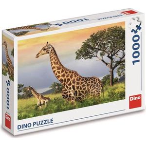 Dino Puzzel Giraffenfamilie 1000 stukjes