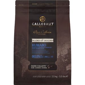Callebaut Origin collection chocolate Kumabo donkere chocolade 2,5 kilo