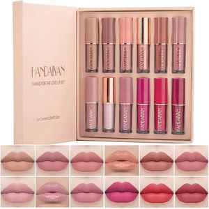 Lippenstiftset met 12 Kleuren - Waterdichte en Langdurige Lipmake-up voor Vrouwen