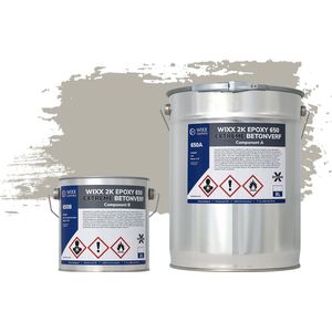 Wixx 2K Epoxy 650 Extreme Betoncoating - 10L - RAL 7044 | Zijdegrijs
