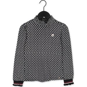 Nono N209-5403 Truien & Vesten Meisjes - Sweater - Hoodie - Vest- Zwart - Maat 116