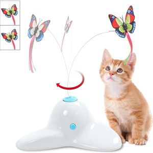 Equivera Kattenspeeltjes Elektrisch - Interactief Kattenspeelgoed - Kattenspeeltjes Intelligentie - Kattenspeelgoed Elektrisch - Kattenspeelgoed Bewegend
