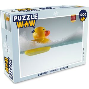 Puzzel Badeend - Water - Schuim - Legpuzzel - Puzzel 1000 stukjes volwassenen