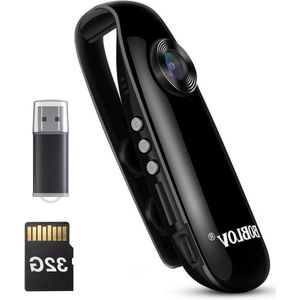 1080p Full HD Mini-camera Dashcamcorder voor politie motorfiets fiets sport 007 met 32 GB TF-kaart