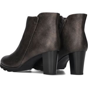 Notre-V Patricia-01 Enkellaarsjes - Enkelboots met rits - Dames - Bruin - Maat 38